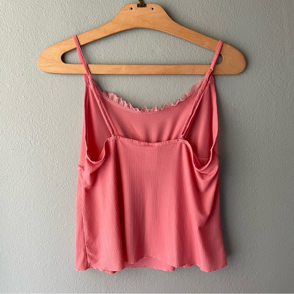 ♦️5/$15♦️ Secret Treasures | Coral Pink Cami Pajama Top - Picture 2 of 8